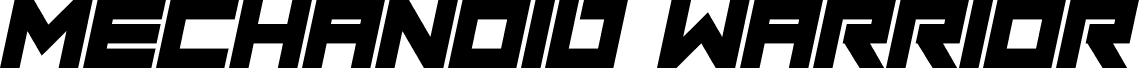 Mechanoid Warrior Italic