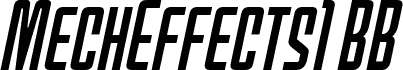 MechEffects1 BB Italic
