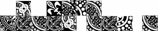 Preview of the Medieval Tiles I font