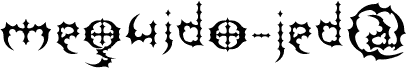 Ukážka písma meguido-jed@