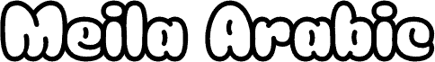 Meila Arabic DEMO Line Bold font