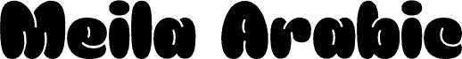 Meila Arabic DEMO Solid font