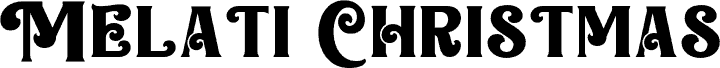 Melati Christmas Demo Regular font