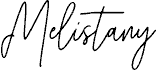 Melistany Schriftart