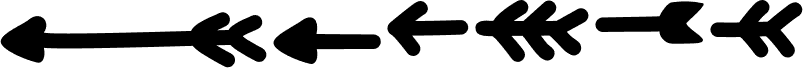 Preview of the Melon Slices Doodeds font