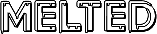 Anteprima del carattere MELTED PERSONAL USE Bold