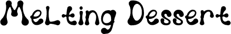 Melting Dessert 字体
