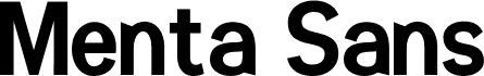 Menta Sans Bold