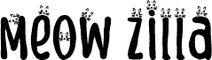 Meow Zilla Cat 6 fonte