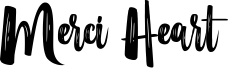 Merci Heart Brush-Regular