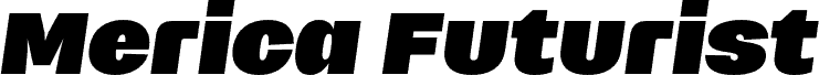 Merica Futurist PERSONAL USE Black Italic