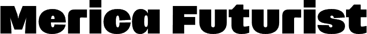 Merica Futurist PERSONAL USE Black Schriftart