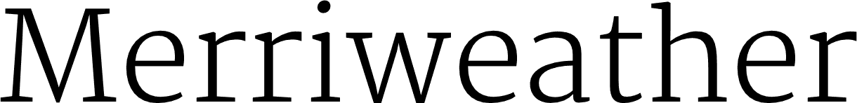 Merriweather Font For Mac
