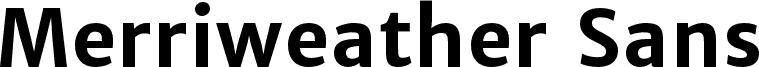 MerriweatherSans-Bold