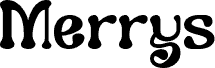 Merrys-Personal use carattere