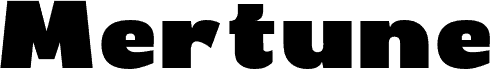Mertune Bold carattere
