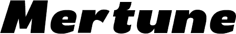 Mertune Italic carattere
