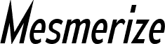 MesmerizeCdBk-Italic