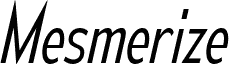 MesmerizeCdLt-Italic