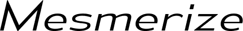 MesmerizeExLt-Italic
