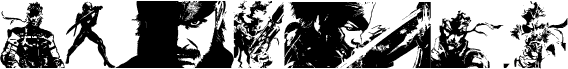 Metal Gear Solid The Phantom Font
