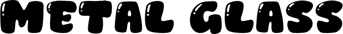 Metal Glass шрифт