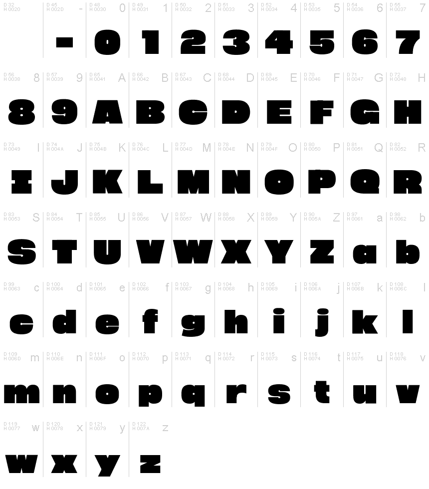 Megabold 1.0 font | Fonts2u.com