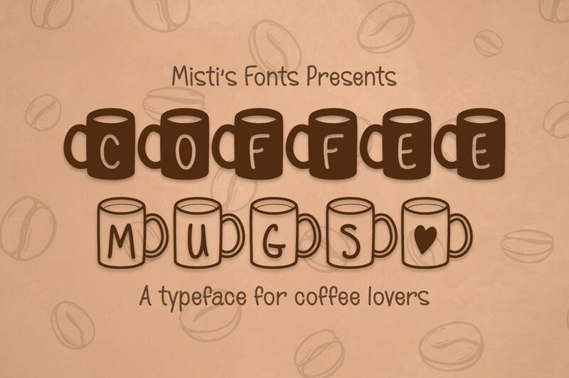 MF Coffee Mugs Schriftart