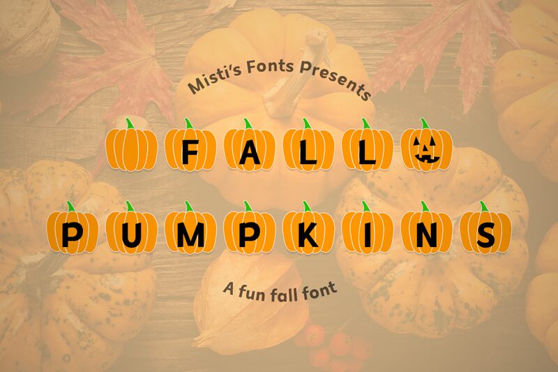 MF Fall Pumpkins Schriftart