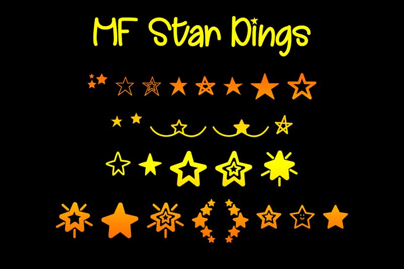 MF Star Dings الخط