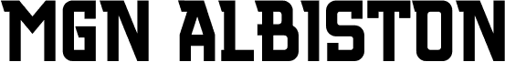 MGN Albiston Bold