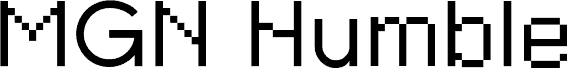 Preview of the MGN Humble font