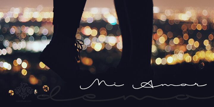 Mi Amor Schriftart