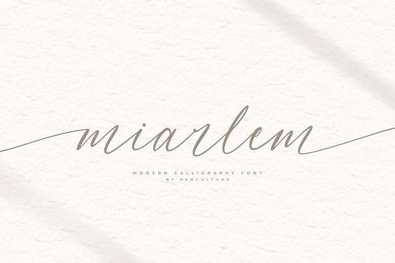 Miarlem Schriftart