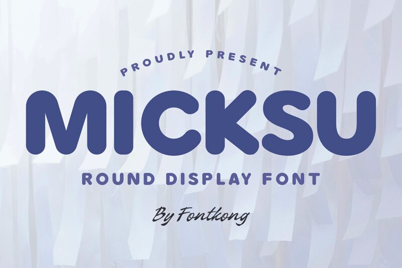 Micksu フォント