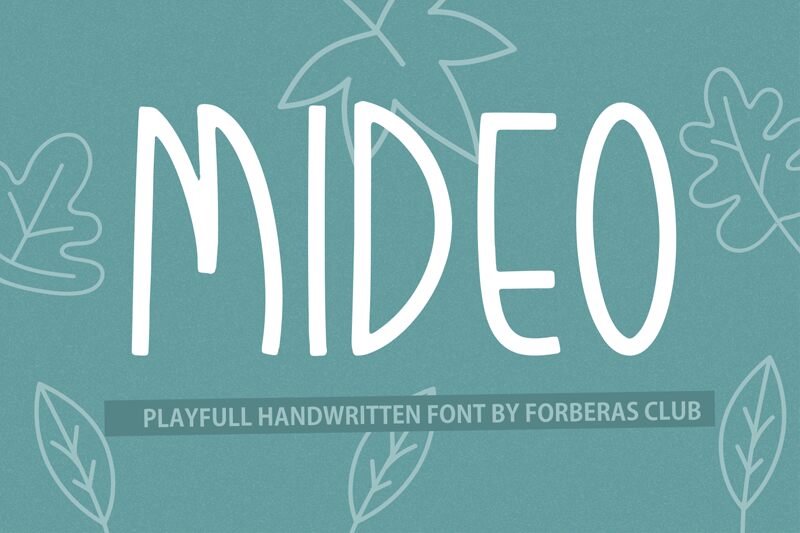 Mideo Schriftart