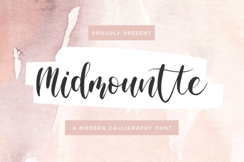 Midmountte 字体