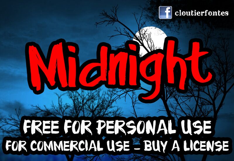 Midnight Schriftart
