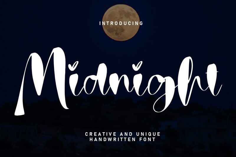 Midnight Schriftart