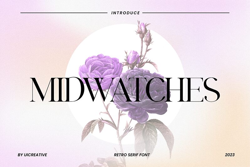 MIDWATCHES Czcionka