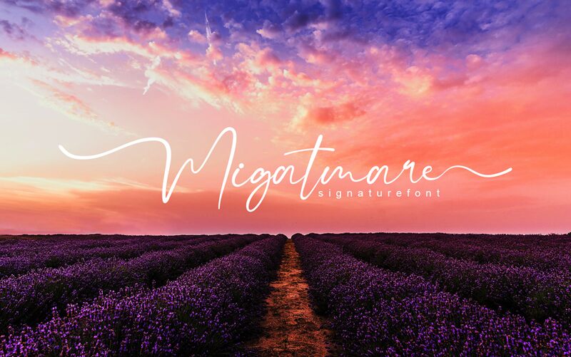 Migatmare Schriftart