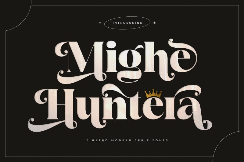 Mighe Huntera Schriftart