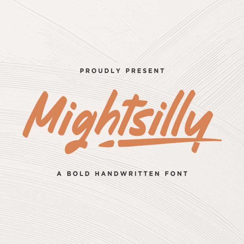 Mightsilly Druh písma