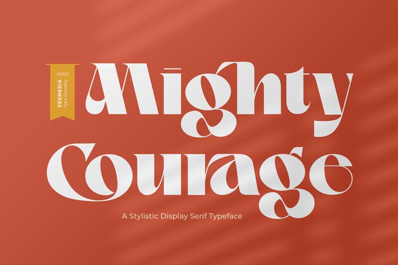 Mighty Courage Czcionka