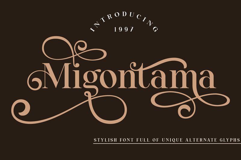 Migontama Czcionka