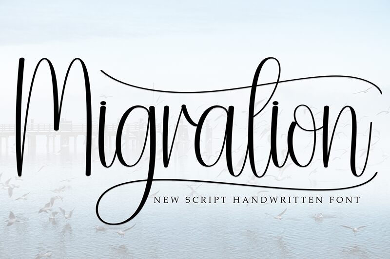 Migration font | Fonts2u.com