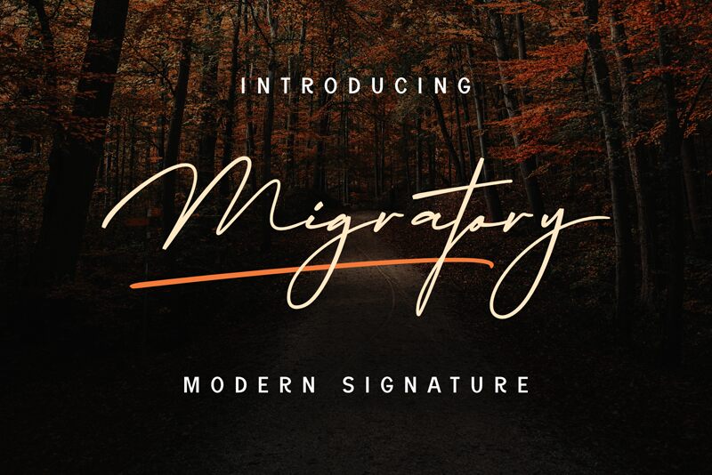 Migratory Schriftart