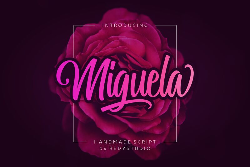 Miguela Script Schriftart