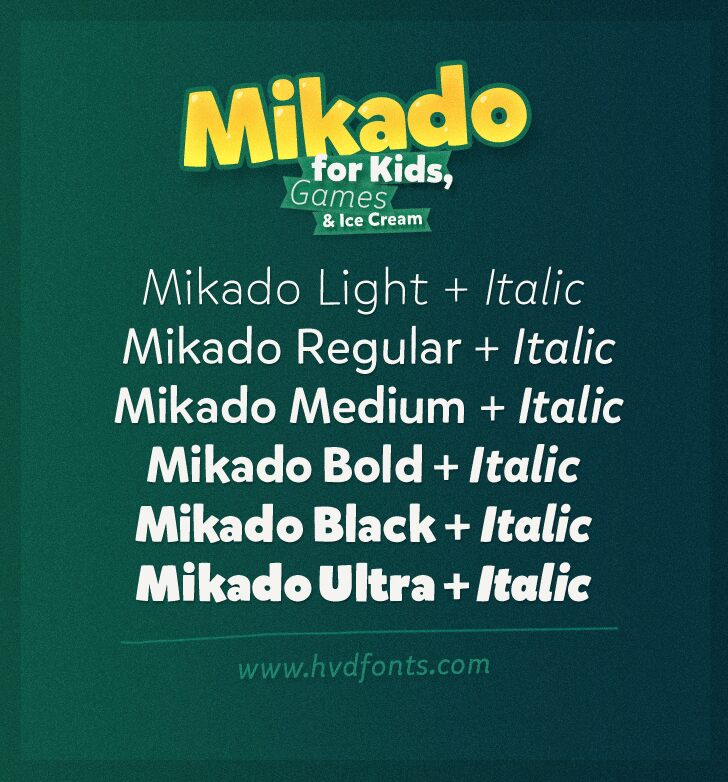 MikadoBoldDEMO font | Fonts2u.com