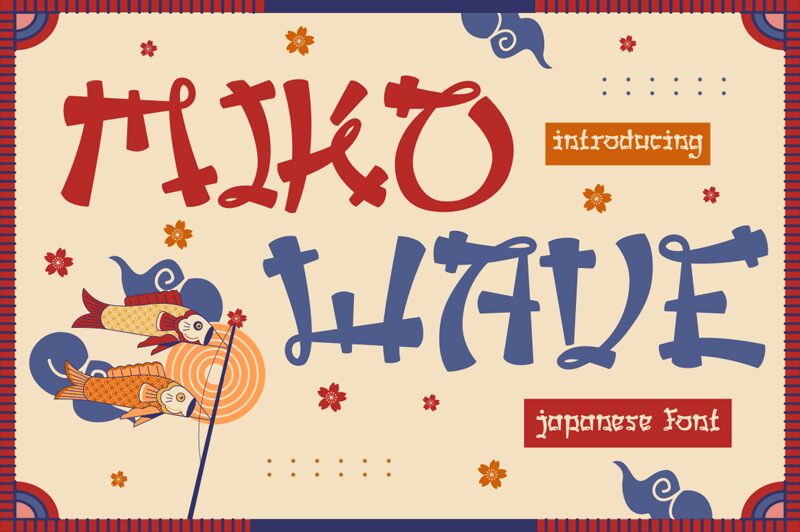 Miko Wave — Prezentace písma